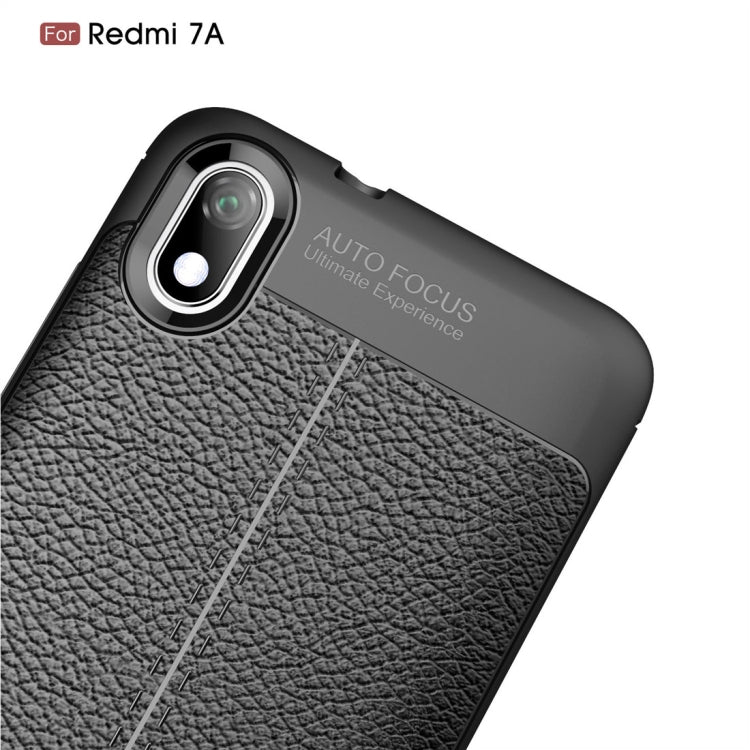 Litchi Texture TPU Shockproof Case for Xiamo Redmi 7A