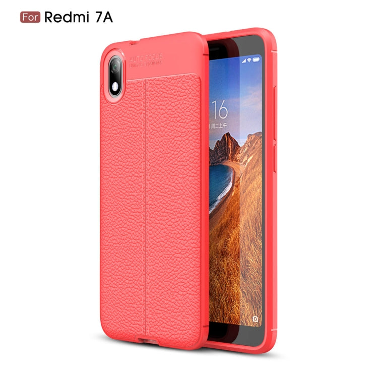Litchi Texture TPU Shockproof Case for Xiamo Redmi 7A