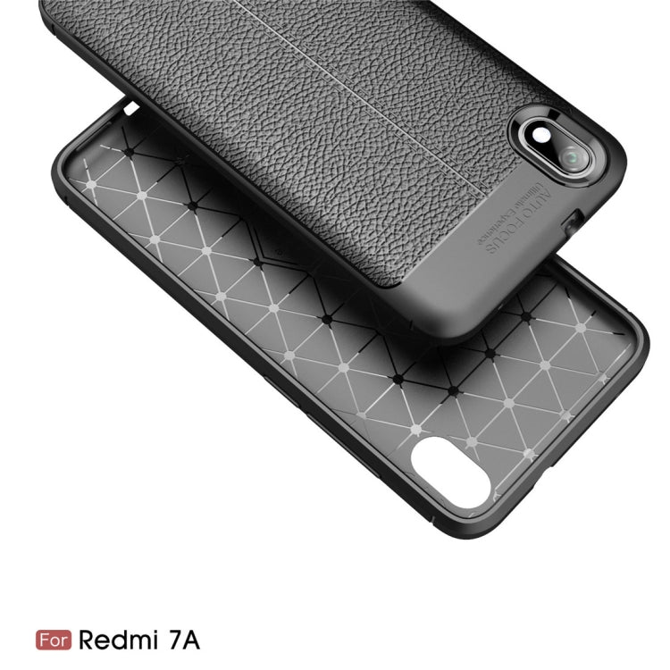 Litchi Texture TPU Shockproof Case for Xiamo Redmi 7A