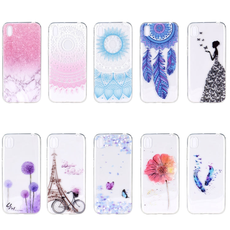 Stylish and Beautiful Pattern TPU Drop Protection Case for Huawei Y5 2019