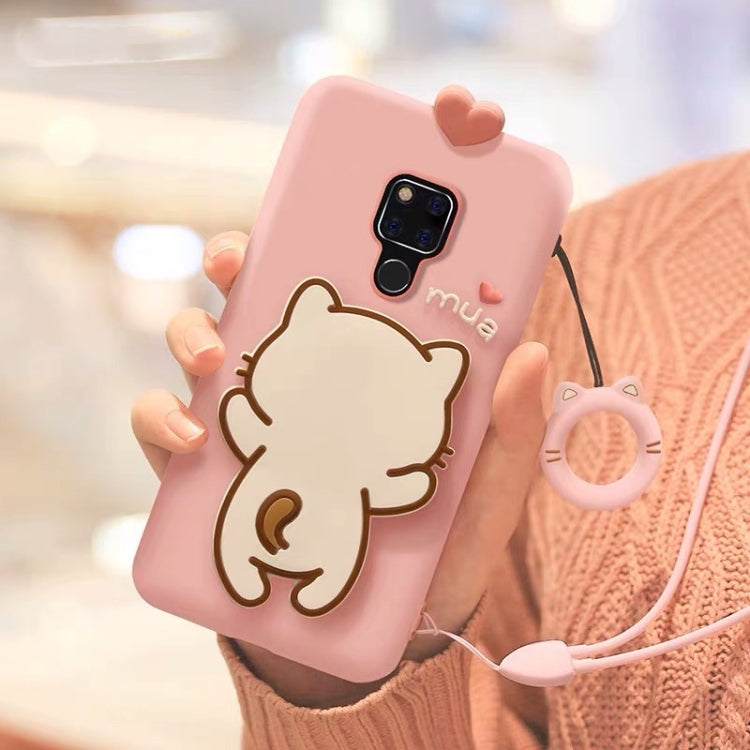 Little White Cat Full Package Anti Falling Silicone Sleeve for Huawei Mate 20