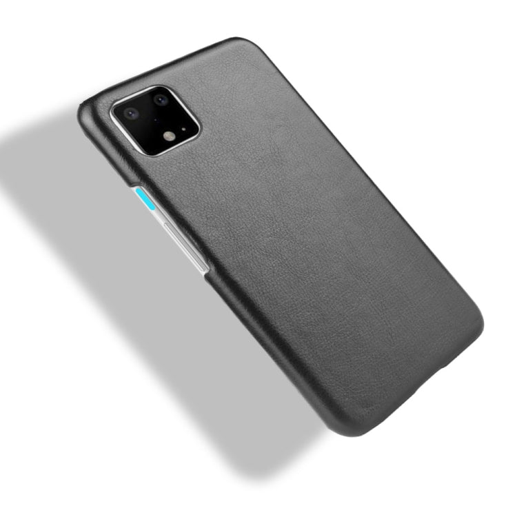 Shockproof Litchi Texture PC + PU Case For Google Pixel 4