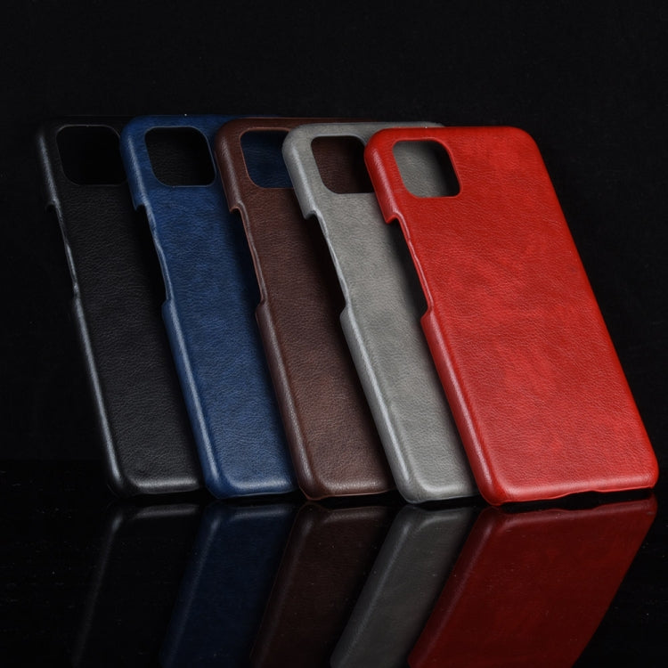 Shockproof Litchi Texture PC + PU Case For Google Pixel 4