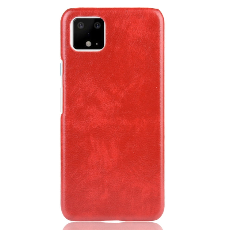Shockproof Litchi Texture PC + PU Case For Google Pixel 4