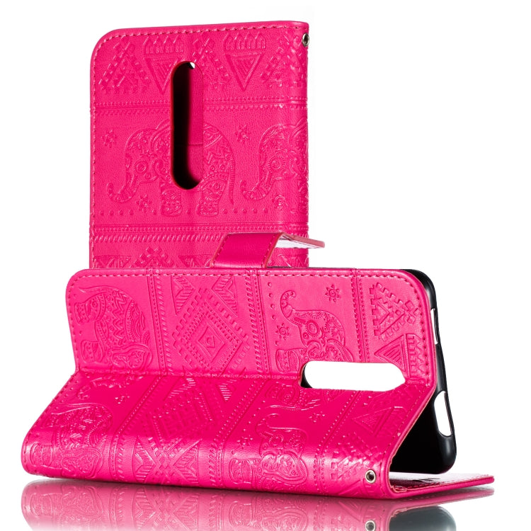 Elephant Embossing Pattern Horizontal Flip Leather Case for Xiaomi Redmi K20 & K20 Pro, with Holder & Card Slots & Wallet & Lanyard