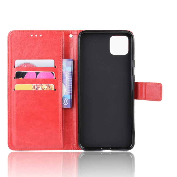 Retro Crazy Horse Texture Horizontal Flip Leather Case for Google Pixel 4 , with Holder & Card Slots & Photo Frame