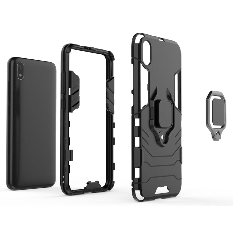 PC + TPU Shockproof Protective Case with Magnetic Ring Holder for Xiaomi Redmi 7A