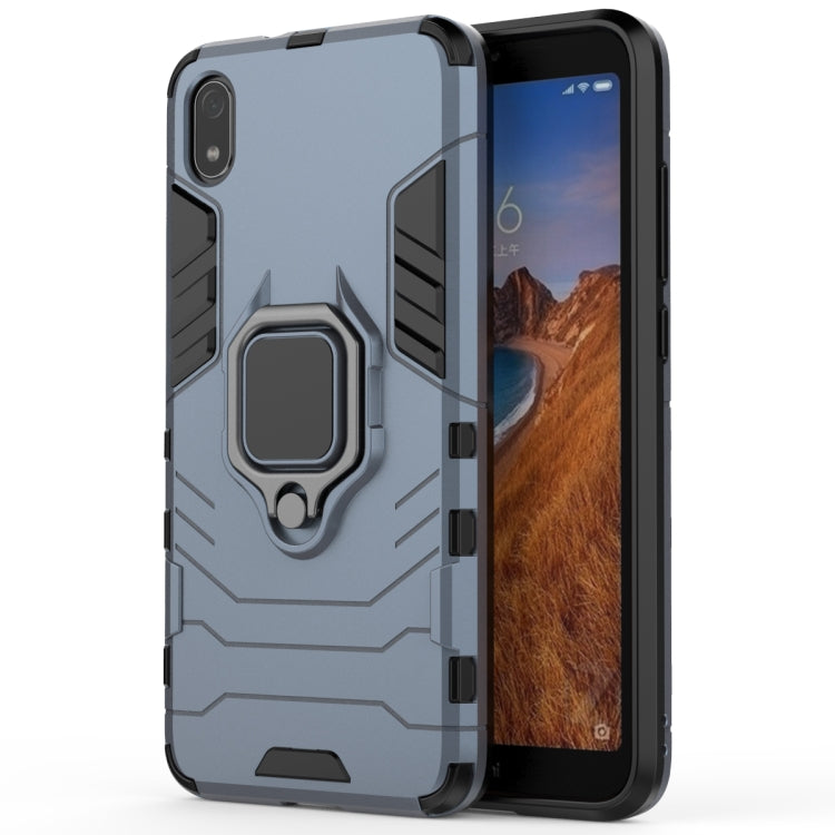 PC + TPU Shockproof Protective Case with Magnetic Ring Holder for Xiaomi Redmi 7A