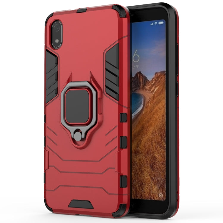 PC + TPU Shockproof Protective Case with Magnetic Ring Holder for Xiaomi Redmi 7A