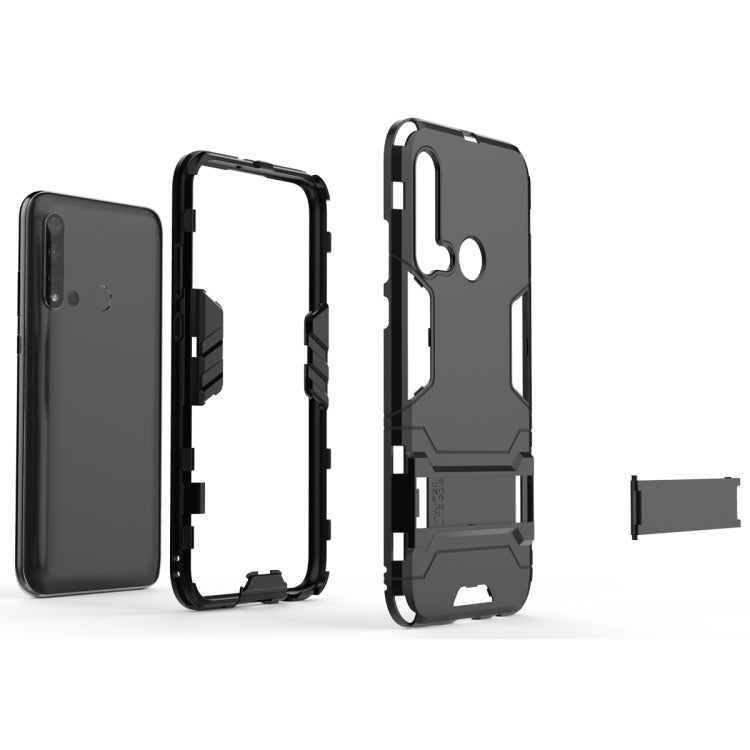 Shockproof PC + TPU Case for Huawei P20lite 2019/Nova5i, with Holder