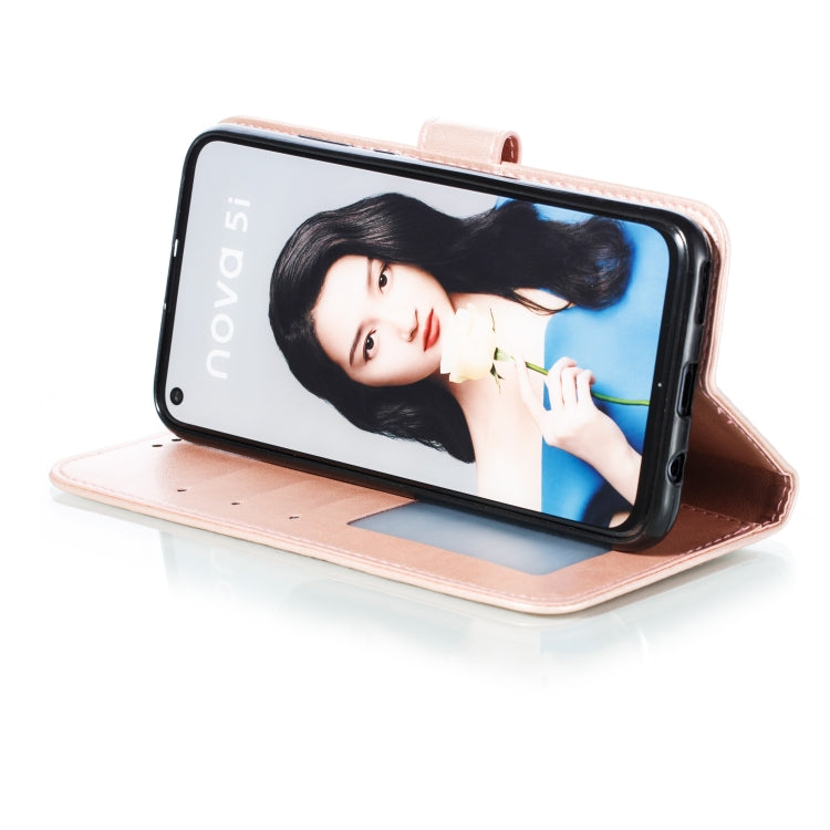 Mandala Embossing Pattern Horizontal Flip Leather Case for Huawei P20 Lite(2019) , with Holder & Card Slots & Wallet & Photo Frame & Lanyard