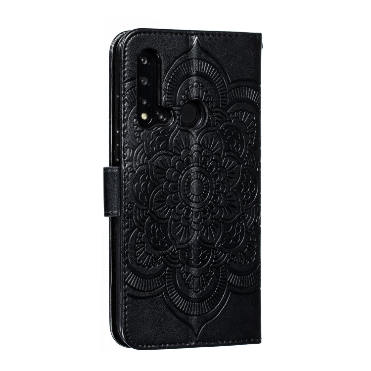 Mandala Embossing Pattern Horizontal Flip Leather Case for Huawei P20 Lite(2019) , with Holder & Card Slots & Wallet & Photo Frame & Lanyard