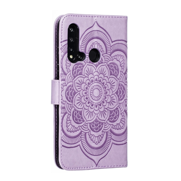Mandala Embossing Pattern Horizontal Flip Leather Case for Huawei P20 Lite(2019) , with Holder & Card Slots & Wallet & Photo Frame & Lanyard