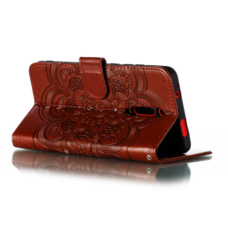 Mandala Embossing Pattern Horizontal Flip Leather Case for Xiaomi Redmi K20 & K20Pro & Mi9 T & Mi9 T Pro, with Holder & Card Slots & Wallet & Photo Frame & Lanyard