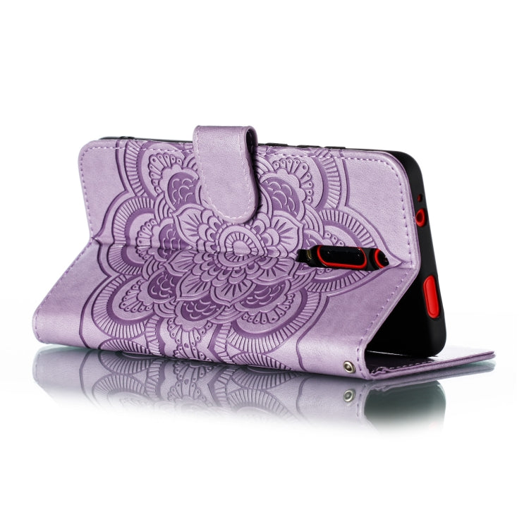 Mandala Embossing Pattern Horizontal Flip Leather Case for Xiaomi Redmi K20 & K20Pro & Mi9 T & Mi9 T Pro, with Holder & Card Slots & Wallet & Photo Frame & Lanyard