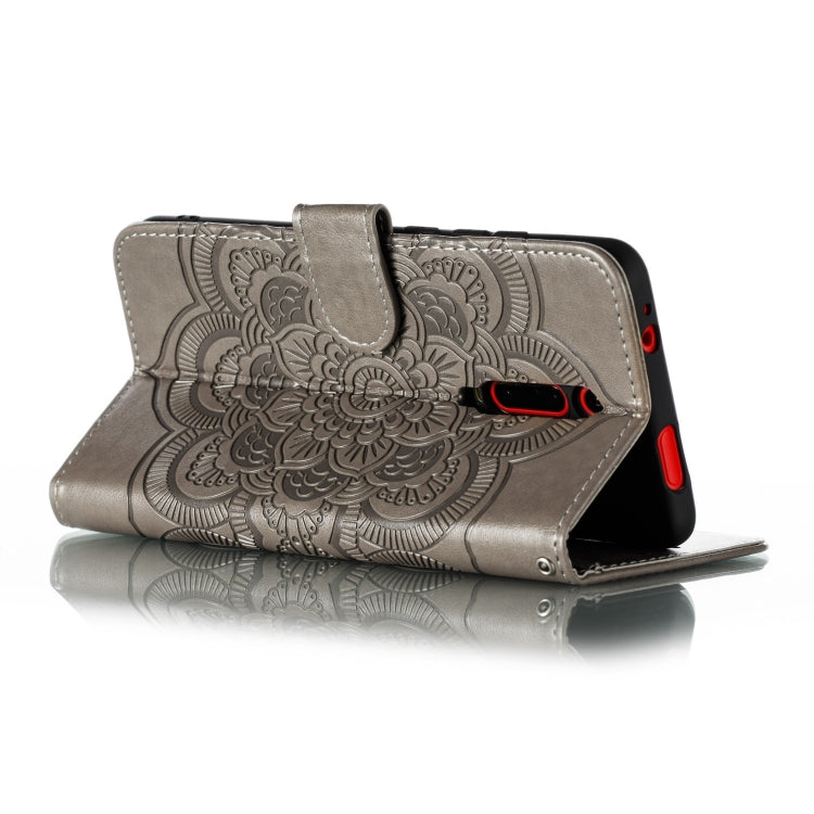 Mandala Embossing Pattern Horizontal Flip Leather Case for Xiaomi Redmi K20 & K20Pro & Mi9 T & Mi9 T Pro, with Holder & Card Slots & Wallet & Photo Frame & Lanyard