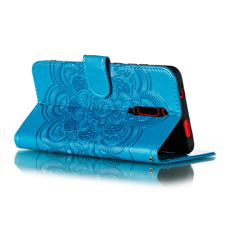 Mandala Embossing Pattern Horizontal Flip Leather Case for Xiaomi Redmi K20 & K20Pro & Mi9 T & Mi9 T Pro, with Holder & Card Slots & Wallet & Photo Frame & Lanyard