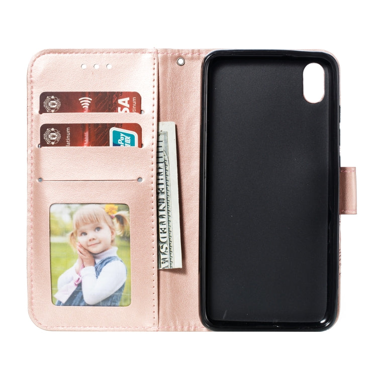 Mandala Embossing Pattern Horizontal Flip Leather Case for Xiaomi Redmi 7A, with Holder & Card Slots & Wallet & Photo Frame & Lanyard