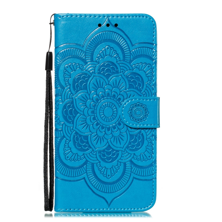 Mandala Embossing Pattern Horizontal Flip Leather Case for Xiaomi Redmi 7A, with Holder & Card Slots & Wallet & Photo Frame & Lanyard