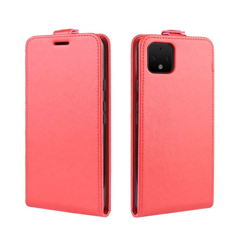 Crazy Horse Vertical Flip Leather Protective Case for Google Pixel 4