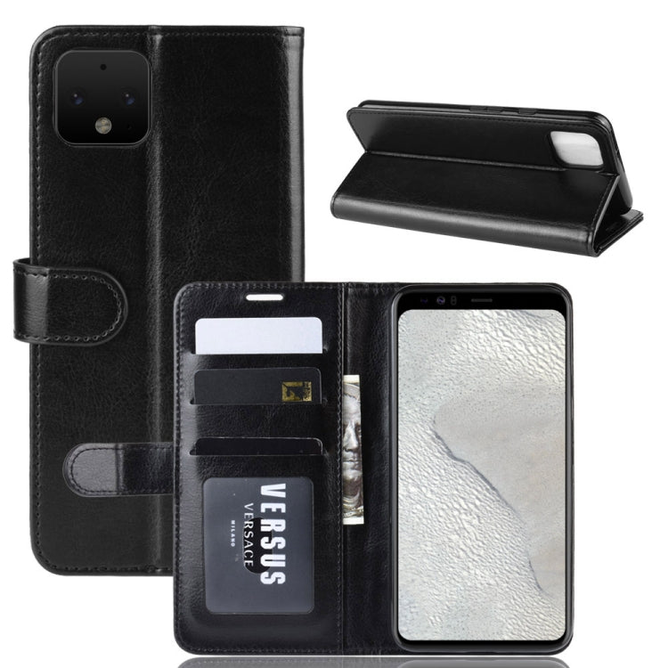 R64 Texture Single Fold Horizontal Flip Leather Case for Google Pixel 4, with Holder & Card Slots & Wallet