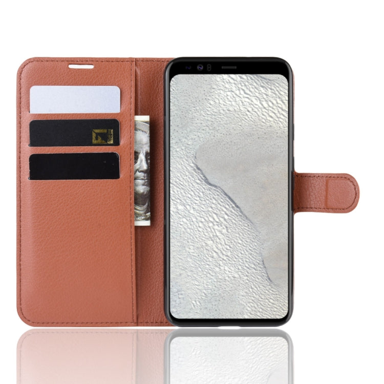 Litchi Texture Horizontal Flip Leather Case for Google Pixel 4 XL, with Wallet & Holder & Card Slots