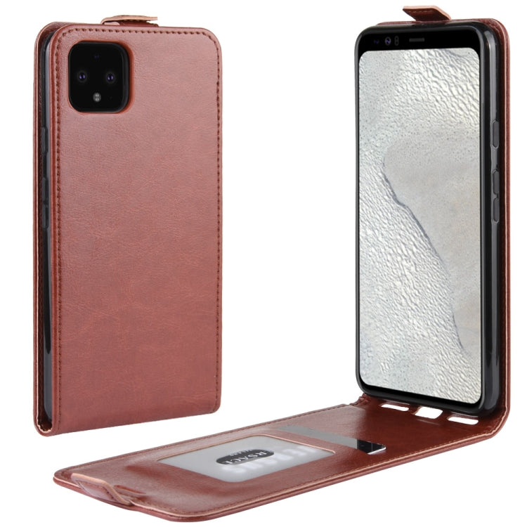 Crazy Horse Vertical Flip Leather Protective Case for Google Pixel 4 XL