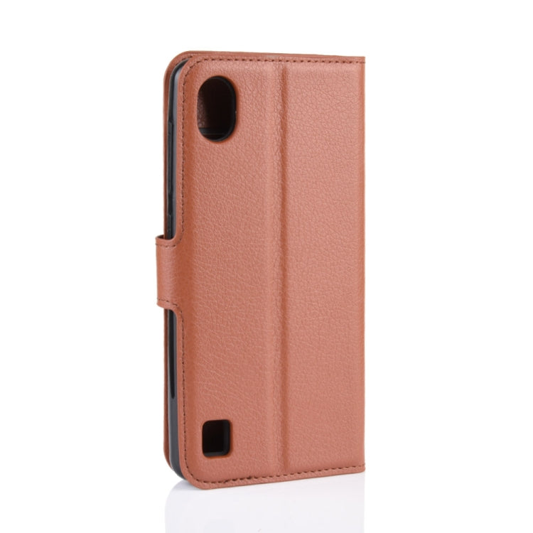 Litchi Texture Horizontal Flip Leather Case for ZTE Blade A5 (2019), with Wallet & Holder & Card Slots