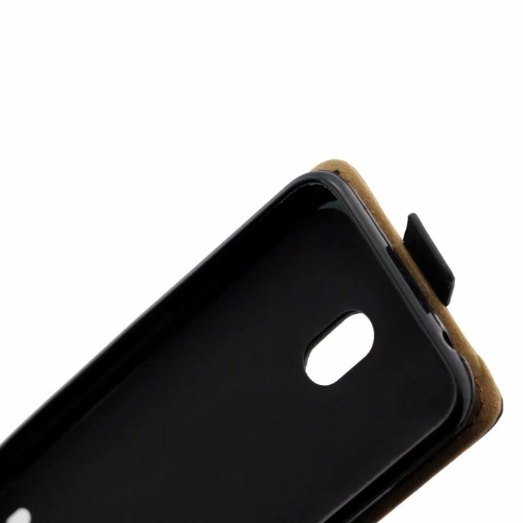 Business Style Vertical Flip TPU Leather Case with Card Slot For Nokia2.2(black)