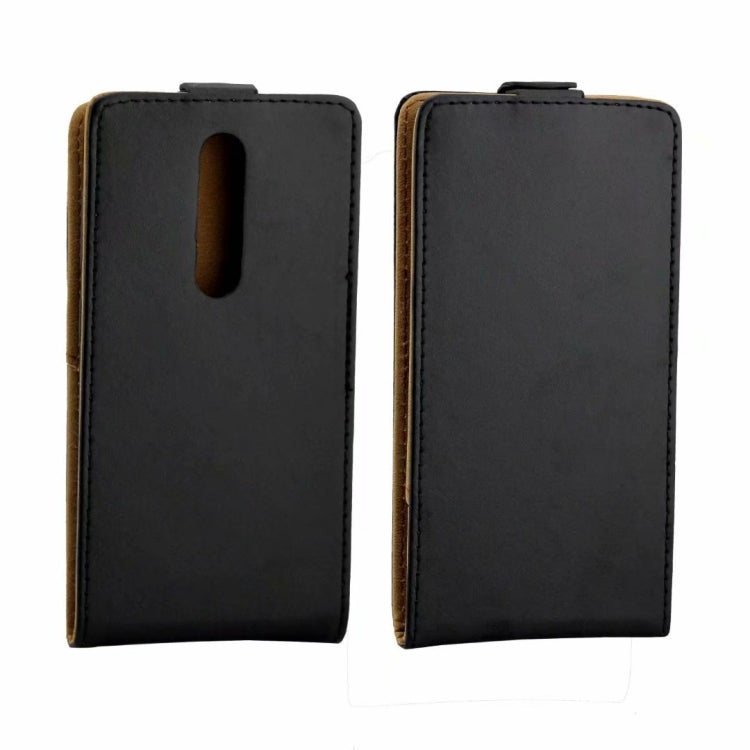 Business Style Vertical Flip TPU Leather Case with Card Slot For Nokia4.2(black)