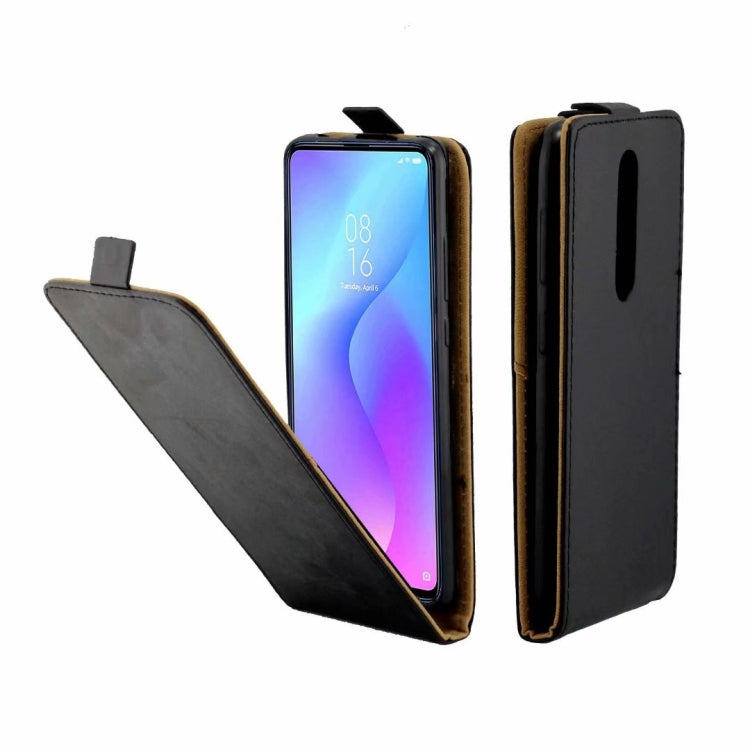 Business Style Vertical Flip TPU Leather Case with Card Slot For Xiaomi Redmi K20/K20PRO/9T/9TPRO(black)