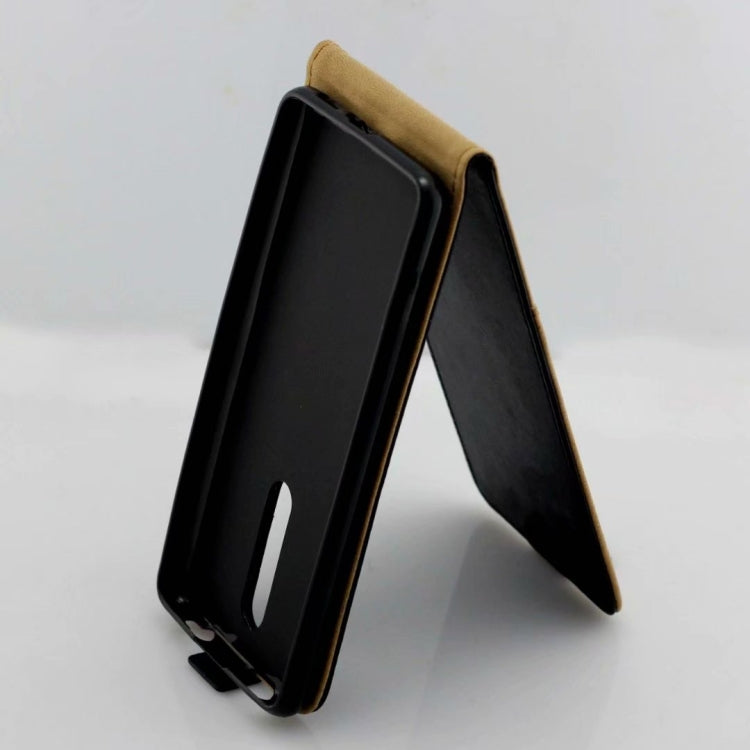 Business Style Vertical Flip TPU Leather Case with Card Slot For Xiaomi Redmi K20/K20PRO/9T/9TPRO(black)