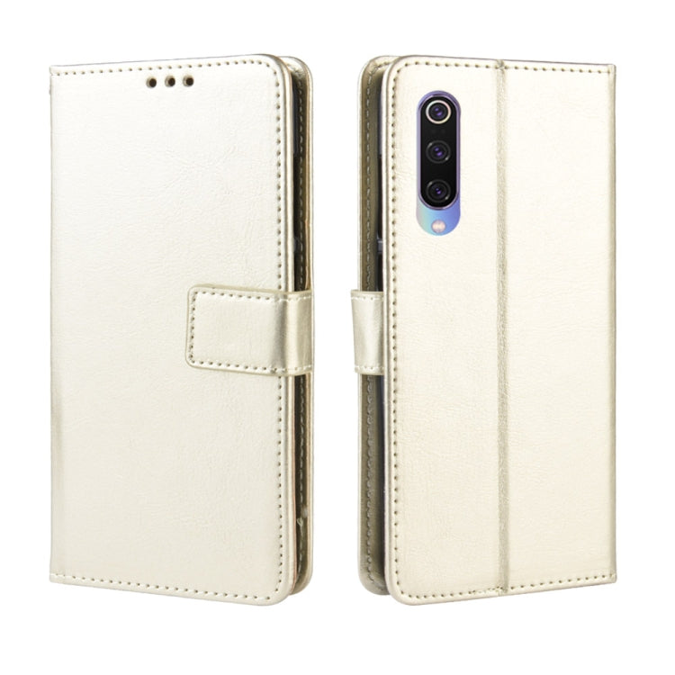 Retro Crazy Horse Texture Horizontal Flip Leather Case for Xiaomi Mi CC 9 / Xiaomi Mi CC 9 mt Meitu Edition , with Holder & Card Slots & Photo Frame