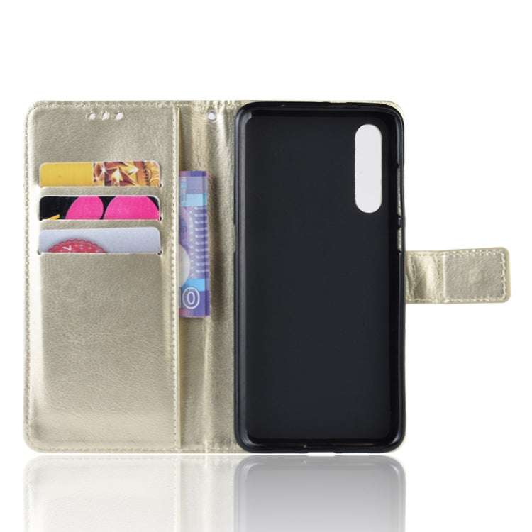 Retro Crazy Horse Texture Horizontal Flip Leather Case for Xiaomi Mi CC 9 / Xiaomi Mi CC 9 mt Meitu Edition , with Holder & Card Slots & Photo Frame
