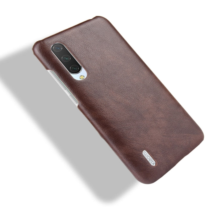Shockproof Litchi Texture PC + PU Case For Xiaomi Mi CC9/Xiaomi Mi CC9mt Meitu Edition