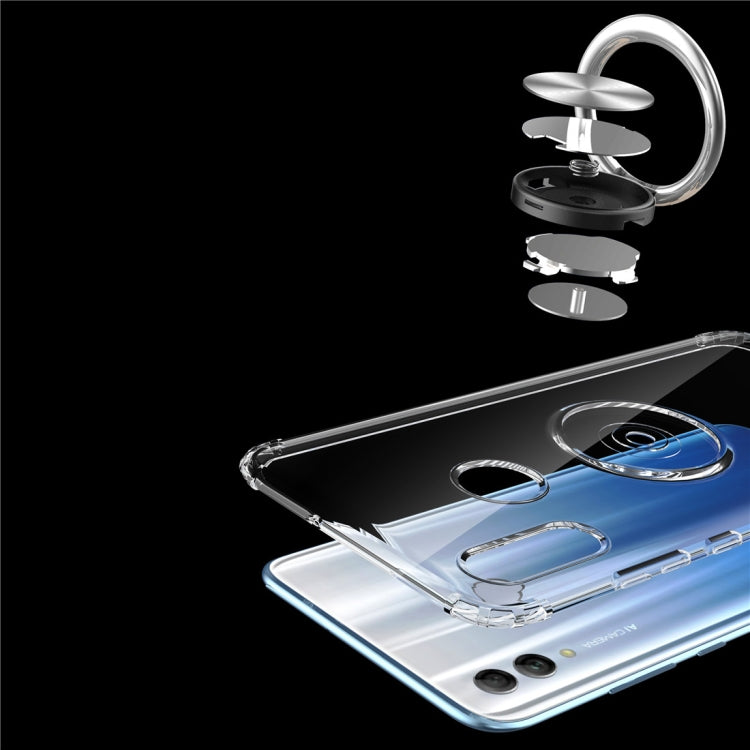 Ultra-thin TPU Protective Case for Huawei Honor 10 Lite / P Smart 2019 , with 360 Degree Rotation Holder