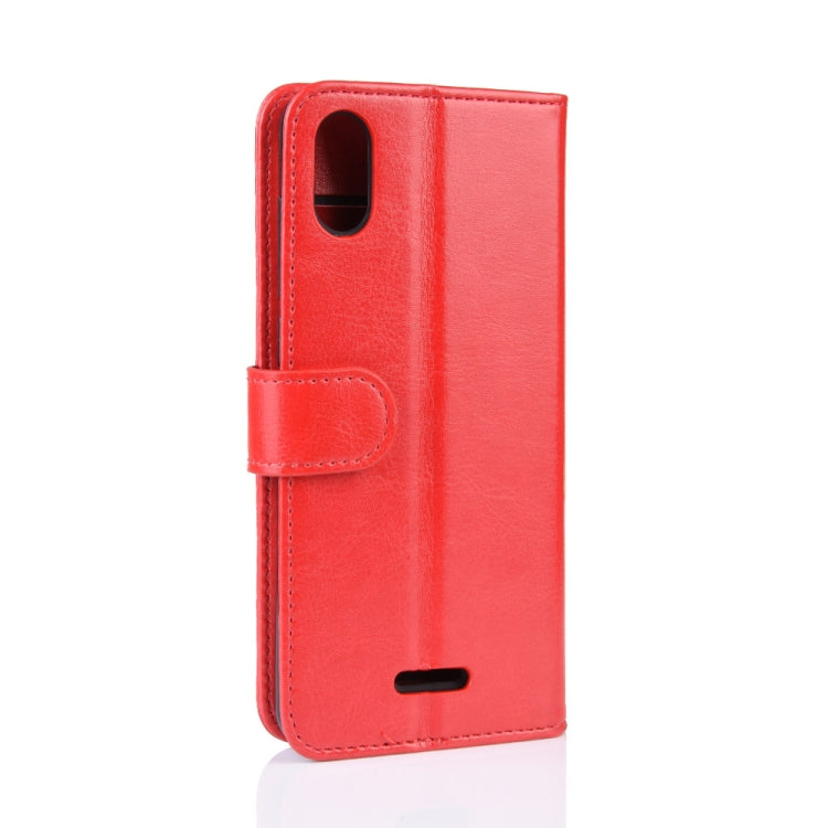 R64 Texture Single Fold Horizontal Flip Leather Case for WIKO Y80, with Holder & Card Slots & Wallet