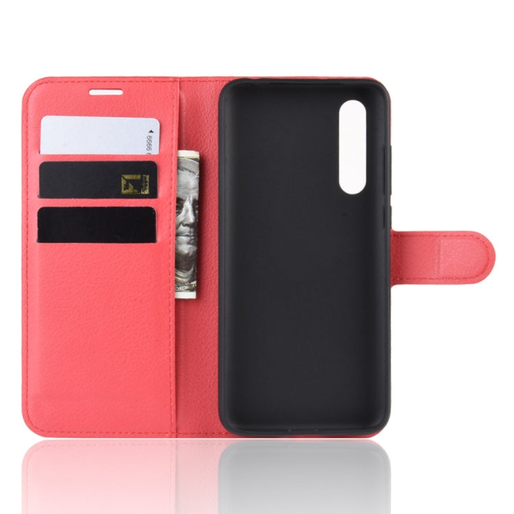Litchi Texture Horizontal Flip Leather Case for Xiaomi Mi CC9, with Wallet & Holder & Card Slots