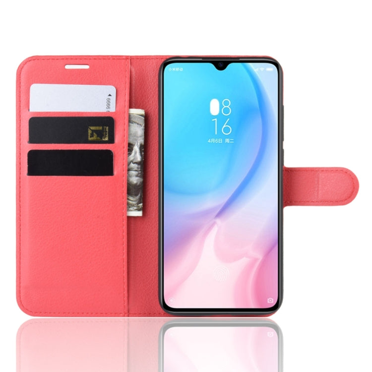 Litchi Texture Horizontal Flip Leather Case for Xiaomi Mi CC9, with Wallet & Holder & Card Slots