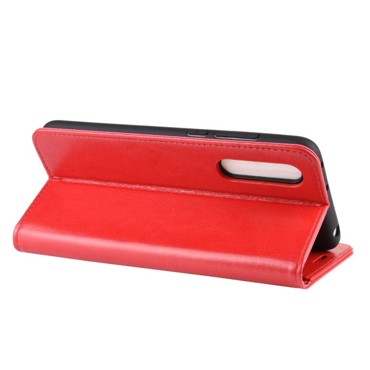 R64 Texture Single Fold Horizontal Flip Leather Case for MI CC9, with Holder & Card Slots & Wallet