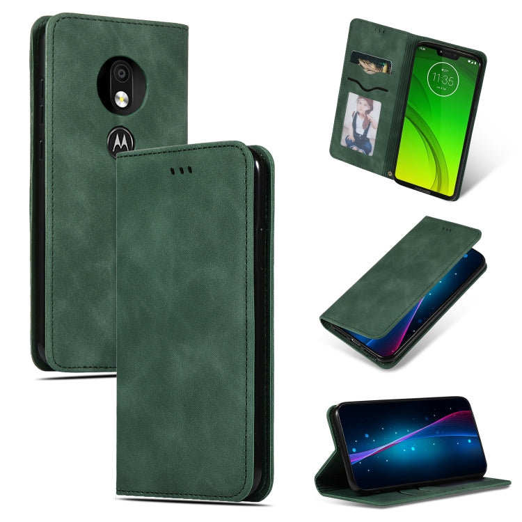 Retro Skin Feel Business Magnetic Horizontal Flip Leather Case for Moto G7 Power European version