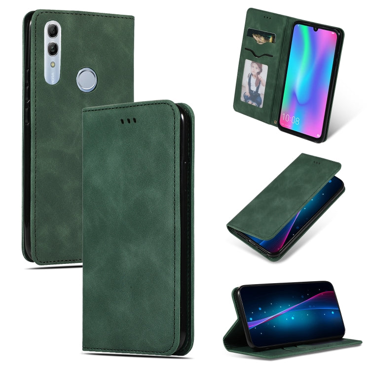 Retro Skin Feel Business Magnetic Horizontal Flip Leather Case for Huawei Honor 10 Lite / Honor 20 Lite / Honor 10i / Honor 20i