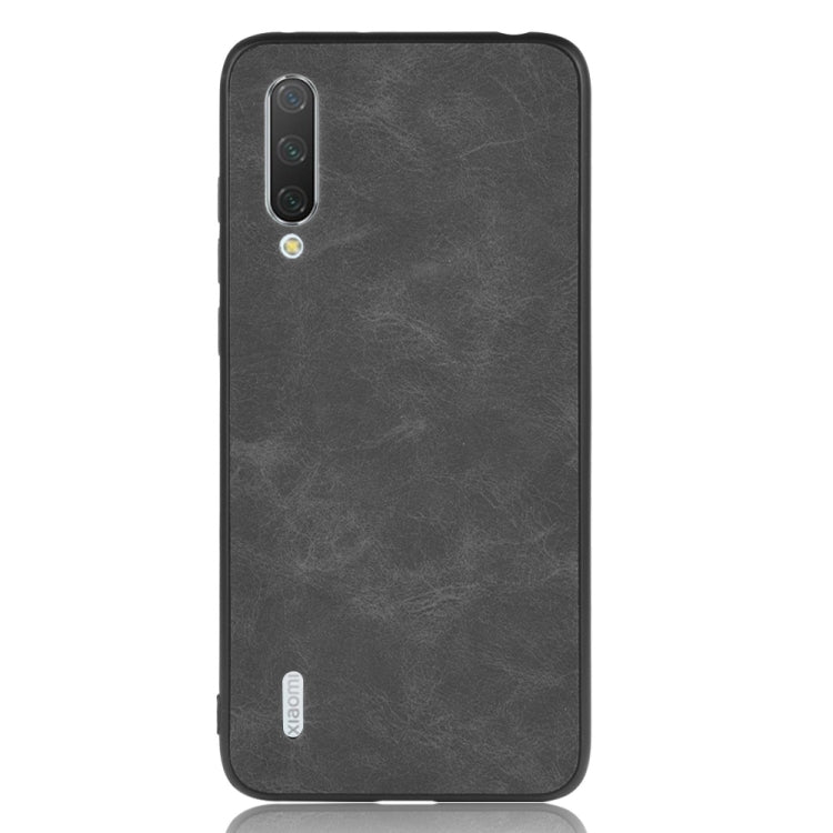 Shockproof Sheep Skin PC + PU + TPU Case For Xiaomi Mi CC9(Black)