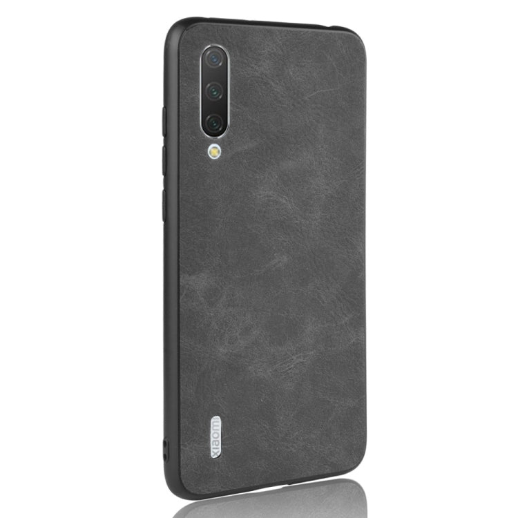 Shockproof Sheep Skin PC + PU + TPU Case For Xiaomi Mi CC9(Black)