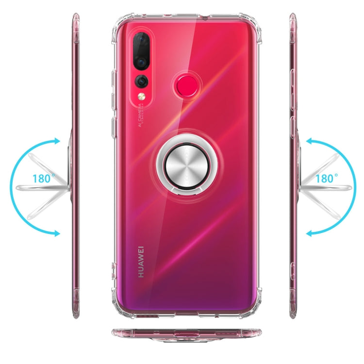 Ultra-thin TPU Protective Case for Huawei Nova4 , with 360 Degree Rotation Holder