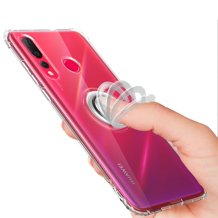 Ultra-thin TPU Protective Case for Huawei Nova4 , with 360 Degree Rotation Holder
