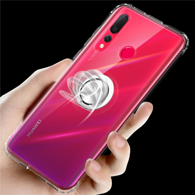 Ultra-thin TPU Protective Case for Huawei Nova4 , with 360 Degree Rotation Holder