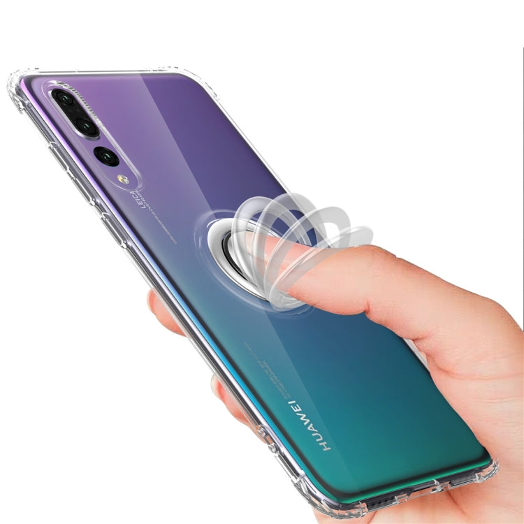 Ultra-thin TPU Protective Case for Huawei P20 Pro , with 360 Degree Rotation Holder