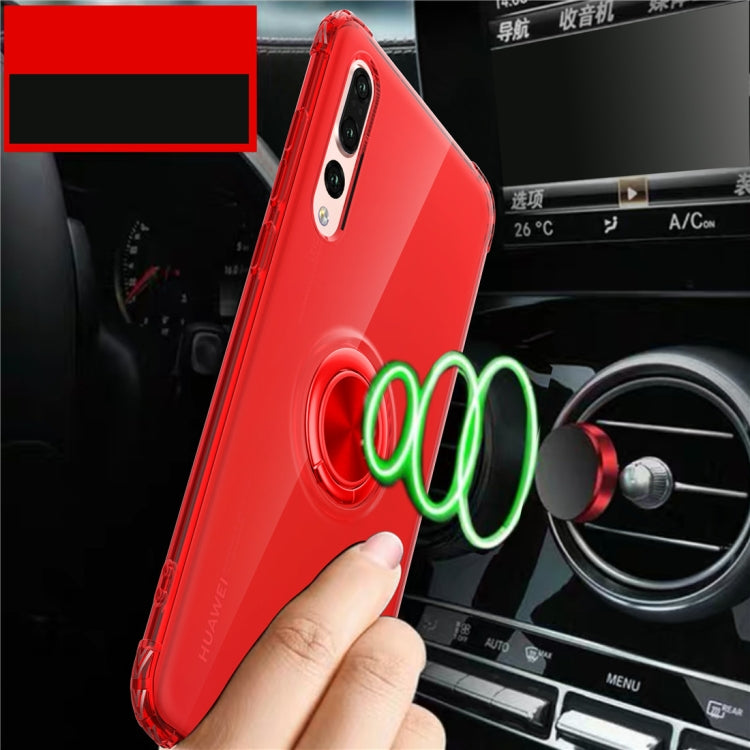 Ultra-thin TPU Protective Case for Huawei P20 Pro , with 360 Degree Rotation Holder