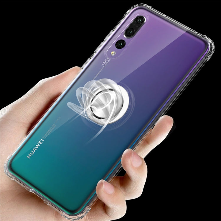Ultra-thin TPU Protective Case for Huawei P20 Pro , with 360 Degree Rotation Holder